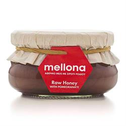 Mellona Mellona Cypriot Raw Honey with Pomegranate Syrup 250g