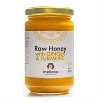 Mellona MELLONA Cypriot Raw Honey with Ginger & Turmeric 400g