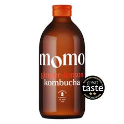 Momo Kombucha Organic Ginger Lemon Kombucha 330ml