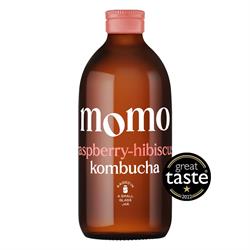 Momo Kombucha Organic Raspberry-Hibiscus Kombucha 330ml