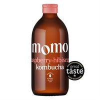 Momo Kombucha Organic Raspberry-Hibiscus Kombucha 330ml
