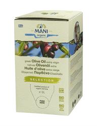 Mani MANI Organic Extra Virgin Olive Oil 3L "BIB"