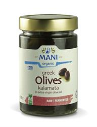 Mani MANI Organic Kalamata Olives in Olive Oil 280g