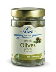 Mani MANI Organic Green Olives al Naturale 205g