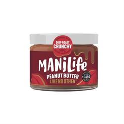 Manilife ManiLife Deep Roast Crunchy Peanut Butter - 275g Jar