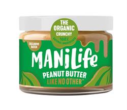 Manilife ManiLife Organic Crunchy Peanut Butter 275g
