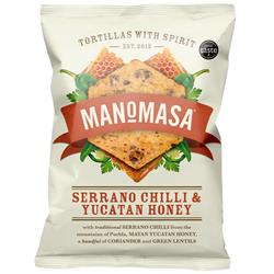 Manomasa Manomasa Serrano Chilli & Yucatan Honey Tortillas 140g