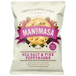 Manomasa Manomasa Sea Salt & Pink Peppercorn Tortillas 140g