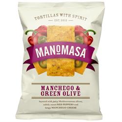 Manomasa Manomasa Manchego & Green Olive Tortillas 140g