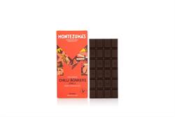 Montezumas Chocolate Chilli Bonkers Organic Dark Chilli 90g Bar