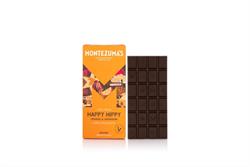 Montezumas Chocolate Happy Hippy 74% Dark Organic with Orange & Geranium 90g