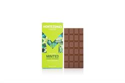 Montezumas Chocolate Minted - Milk Chocolate with Crunchy Peppermint 90g Bar