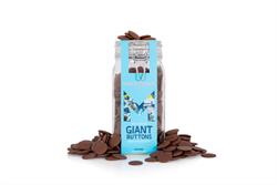 Montezumas Chocolate Giant Organic Milk Choc Button in Jar 900g