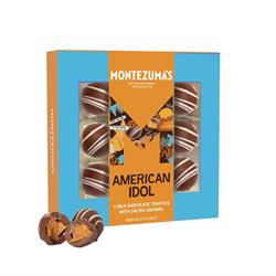 Montezumas Chocolate American Idol - 9 Milk Chocolate Truffles with Salted Caramel 120g