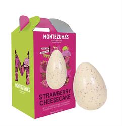 Montezumas Chocolate White Chocolate Hollow Egg with Strawberry & Biscuit 150g
