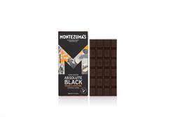 Montezumas Chocolate Absolute Black 100% Cocoa with Coco Nibs and Orange 90g