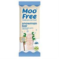 Moo Free Moo Free White Chocolate Snowman Bar 30g