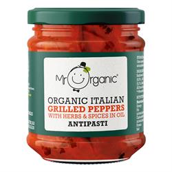 Mr Organic Mr Organic Grilled Peppers Antipasti 190g