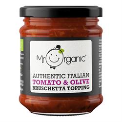 Mr Organic Mr Organic Tomato & Olive Bruschetta Topping 200g