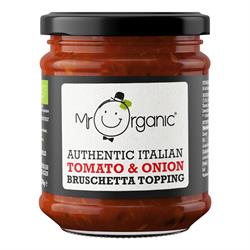 Mr Organic Mr Organic Italian Tomato & Red Onion Bruschetta Topping 200g