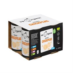 Mr Organic Mr Organic Chickpeas 4 x 400g Pack