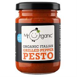 Mr Organic Organic Grilled Pepper Pesto 130g