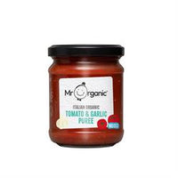Mr Organic Mr Organic Italian Tomato & Garlic Puree 200g