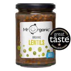Mr Organic Mr Organic Lentils 350g (in glass jar)