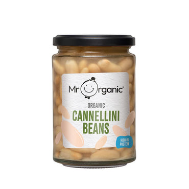 Mr Organic FREE Cannellini 350g (in glass jar)