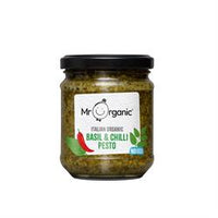 Mr Organic Mr Organic Basil & Chilli Pesto 190g