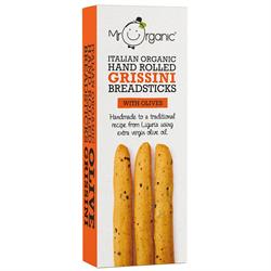 Mr Organic Mr Organic Grissini Breadsticks with Olives (10x130g)