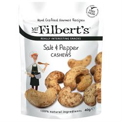 Mr Filberts Mr Filberts Salt and Pepper Cashews 40g