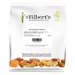 Mr Filberts Mr Filberts Salt and Pepper Cashews 1.5kg