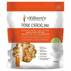 Mr Filberts Mr Filberts Popped Pork Crackling Chilli & Lime 150g