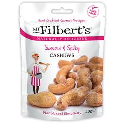 Mr Filberts Mr Filberts Sweet and Salty Cashews 40g