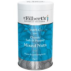 Mr Filberts Mr Filberts Classic Salt and Pepper Mixed Nuts Gifting Tin Small 70g