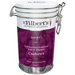 Mr Filberts Mr Filberts Salt & Pepper Cashews Gifting Tin Large 235g