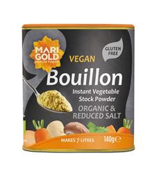 Marigold Marigold Organic Less Salt Vegan Bouillon 140g Grey