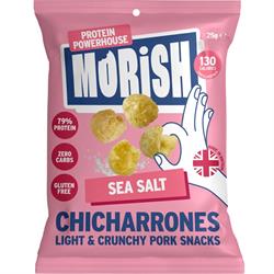 Morish Snacks Morish Snacks Pork Chicharrones Sea Salt 25g
