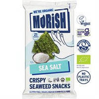 Morish Snacks Morish Snacks Organic Sea Salt Seaweed Snacks 4g
