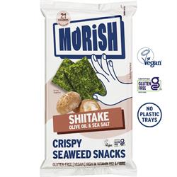 Morish Snacks Morish Snacks Crispy Shiitake Seaweed Snacks 4g