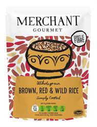 Merchant Gourmet Merchant Gourmet Brown Red & Wild Microwaveable Rice 250g