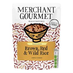 Merchant Gourmet Merchant Gourmet Brown Red & Wild Microwaveable Rice 250g