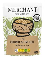 Merchant Gourmet Merchant Gourmet Coconut & Lime Leaf Microwaveable Rice 250g