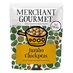 Merchant Gourmet Merchant Gourmet Jumbo Chickpeas in Extra Virgin Olive Oil 240g