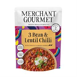 Merchant Gourmet Merchant Gourmet 3-Bean & Lentil Chilli 280g