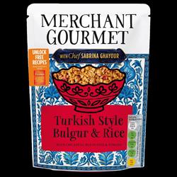 Merchant Gourmet Merchant Gourmet Sabrina Ghayour Turkish Style Bulgur & Rice 250g