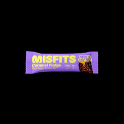 Misfits Health Misfits Plant-Based Caramel Fudge Protein Bar 50g