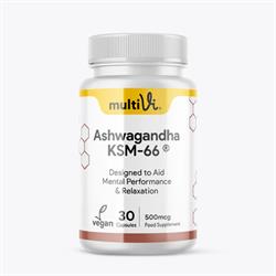 MultiVi MultiVi Ashwagandha Supplement. 30 capsules