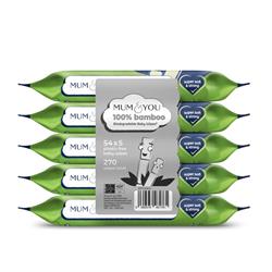 Mum & You Mum & You Bamboo Wipes (270 wipes)
